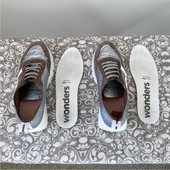 Wonders Sport Sneakers in Taupe and Platinum - Picture 2 of 9